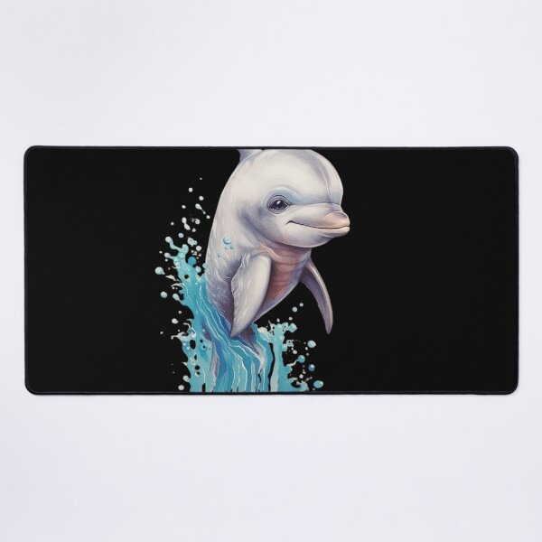 Item preview, animated dolphin digital art designed and sold by DigitalPixelize.