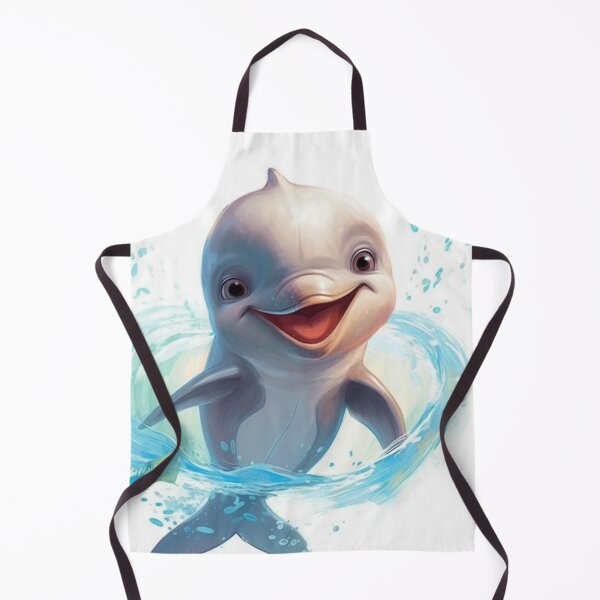 Item preview, Happy Aquatic Dolphin Animated Digital Art designed and sold by DigitalPixelize.