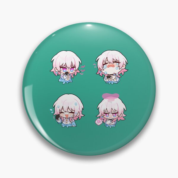 Item preview, March 7th Chibi Set - Honkai Star Rail  designed and sold by AnimeHedorose.