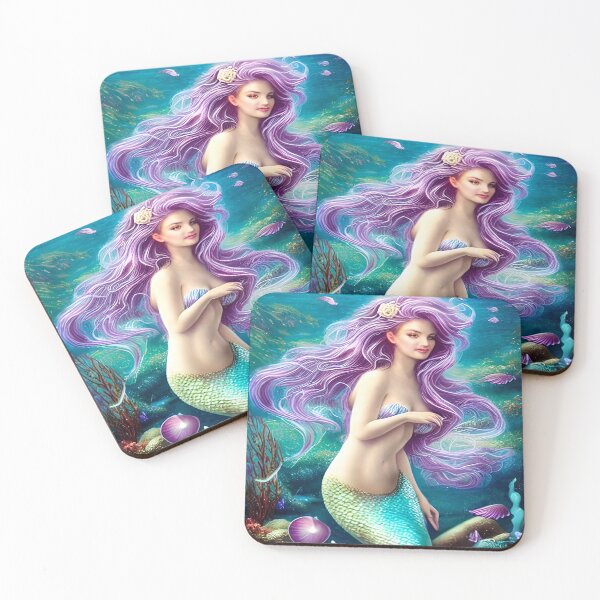 Item preview, Alluring Mermaid Embrace Underwater designed and sold by purplesensation.