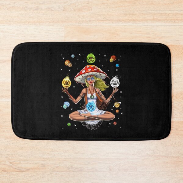 Item preview, Hippie Mushroom Yoga designed and sold by underheaven.
