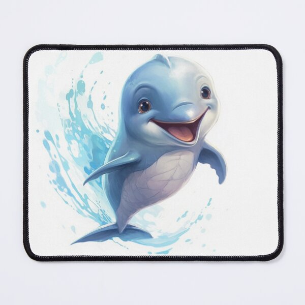 Item preview, dolphin digital art designed and sold by DigitalPixelize.