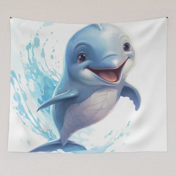 Item preview,  dolphin digital art designed and sold by DigitalPixelize.