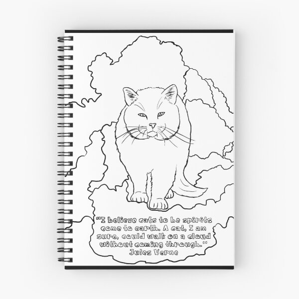 Item preview, Cat on a Cloud designed and sold by GreatCatArt.