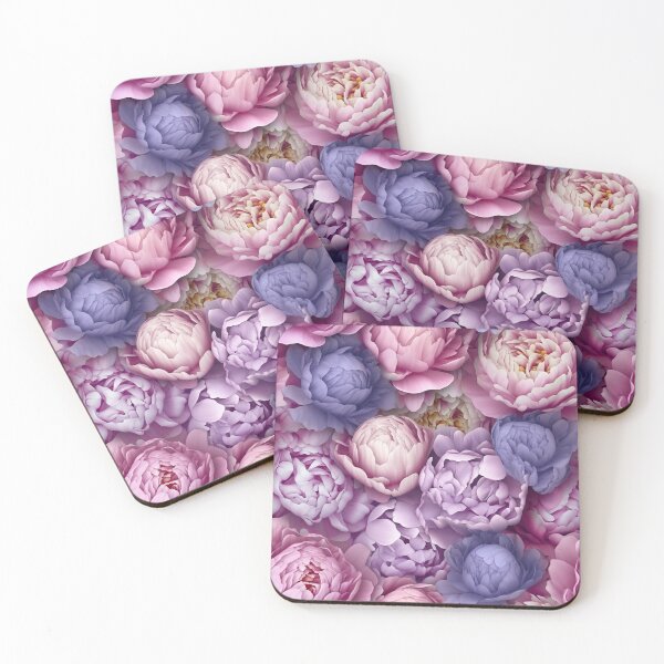 Item preview, Peonies - Romantic Charm Pattern designed and sold by HugosHuesViews.