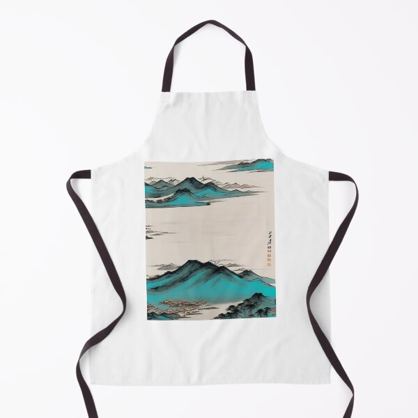 Item preview, Chinese Village - vintage chinese art - Guo Hua Style designed and sold by Asian-Art.