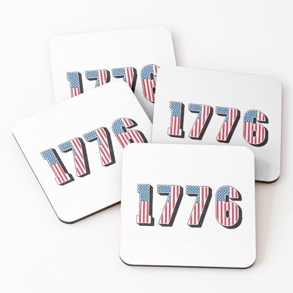 Item preview, Vintage 1776 - American Flag Text designed and sold by Whimsical  Thinker.