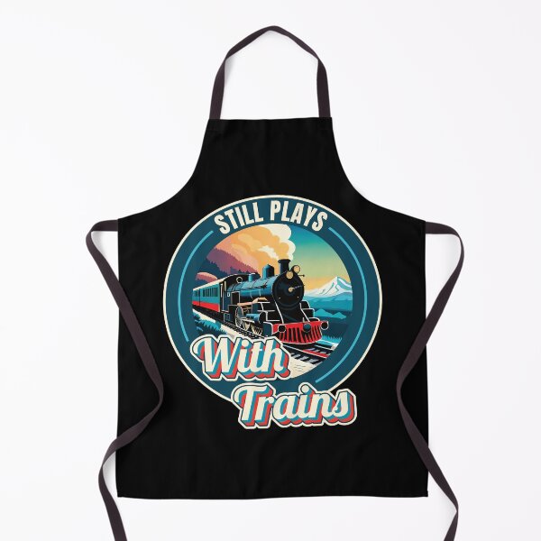 Item preview, Still Plays With Trains Model Railroad Locomotive Lover Quote Ver1 designed and sold by thecatcouch.
