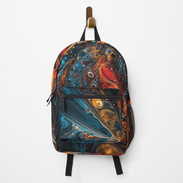 Item preview, Mesmerizing Microscopic Abstract with Rich Colors and Intricate Patterns #8 designed and sold by PopPopGfx.