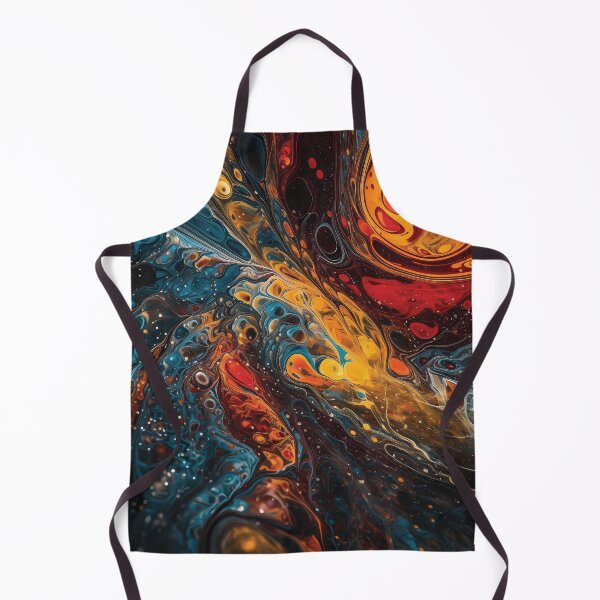 Item preview, Mesmerizing Microscopic Abstract with Rich Colors and Intricate Patterns #8 designed and sold by PopPopGfx.