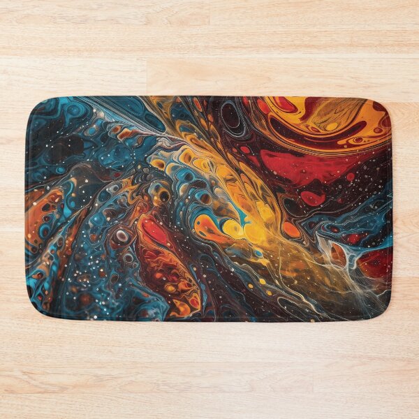 Item preview, Mesmerizing Microscopic Abstract with Rich Colors and Intricate Patterns #8 designed and sold by PopPopGfx.