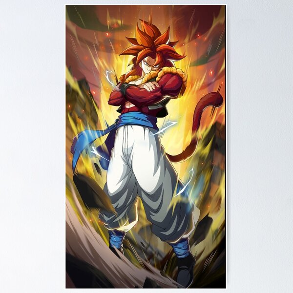 gogeta ssj4 Poster by Edgar Tordera