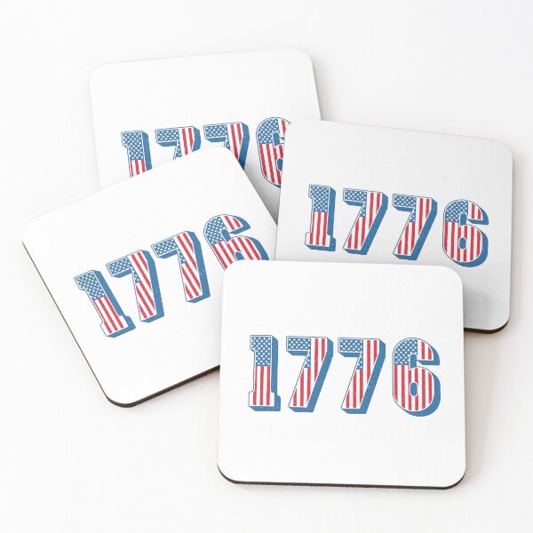 Item preview, Vintage American Flag - 1776 Text designed and sold by Whimsical  Thinker.