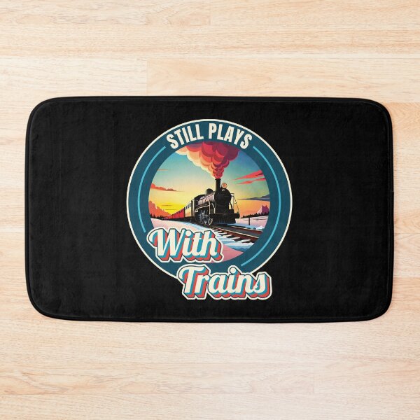 Item preview, Still Plays With Trains Model Railroad Locomotive Lover Quote Ver3 designed and sold by thecatcouch.