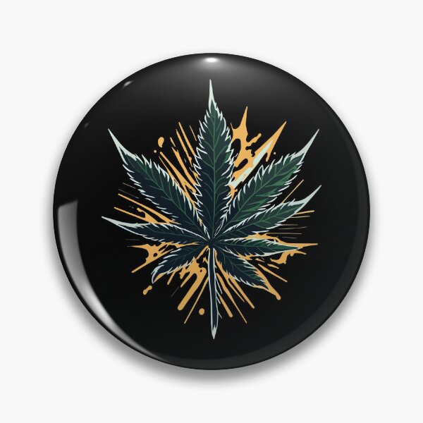 Item preview, A cannabis leaf with color elements designed and sold by ZirumsGarden.