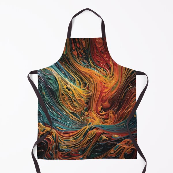 Item preview, Mesmerizing Microscopic Abstract with Rich Colors and Intricate Patterns #7 designed and sold by PopPopGfx.