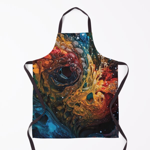 Item preview, Mesmerizing Microscopic Abstract with Rich Colors and Intricate Patterns #6 designed and sold by PopPopGfx.