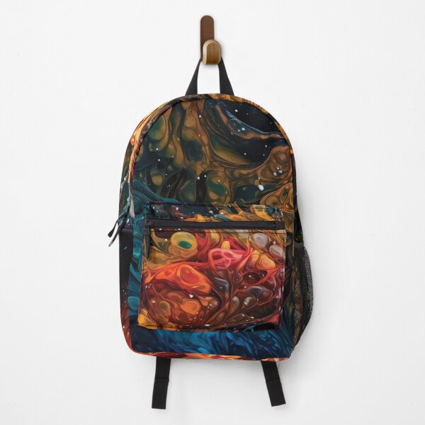 Item preview, Mesmerizing Microscopic Abstract with Rich Colors and Intricate Patterns #6 designed and sold by PopPopGfx.
