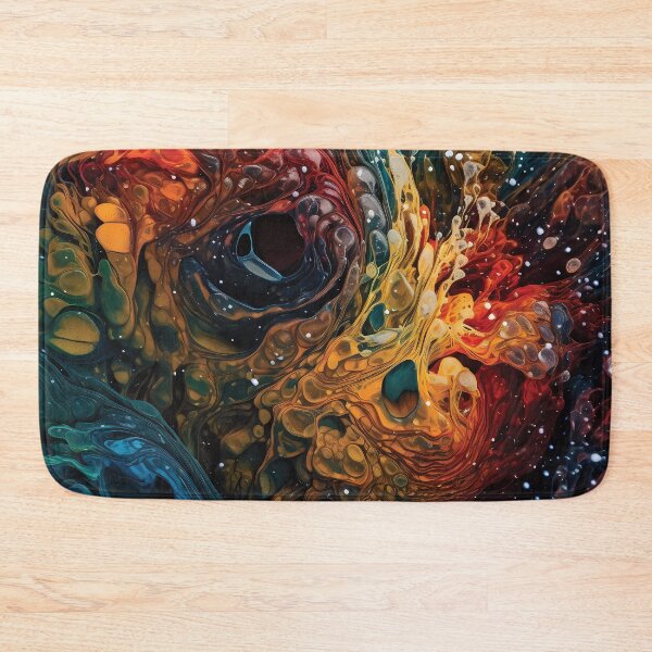 Item preview, Mesmerizing Microscopic Abstract with Rich Colors and Intricate Patterns #6 designed and sold by PopPopGfx.