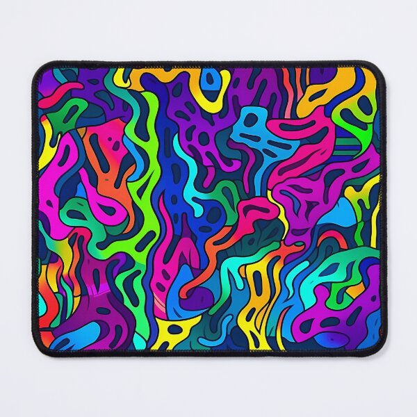 Item preview, Psychedelic Colorful Abstract Art Print designed and sold by GiveMeMood.