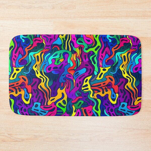 Item preview, Psychedelic Colorful Abstract Art Print designed and sold by GiveMeMood.