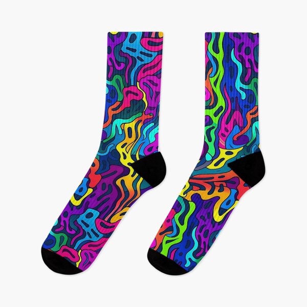 Item preview, Psychedelic Colorful Abstract Art Print designed and sold by GiveMeMood.