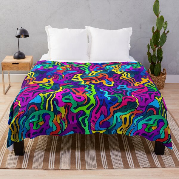 Item preview, Psychedelic Colorful Abstract Art Print designed and sold by GiveMeMood.