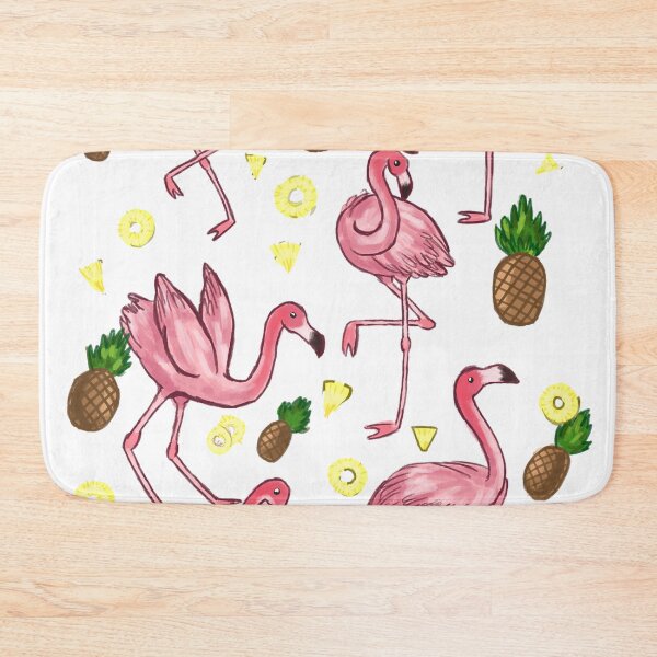 Item preview, Pink Flamingos with Pineapples - Summer Vibe Design designed and sold by BunnyBizarre.