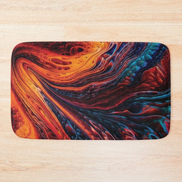 Item preview, Mesmerizing Microscopic Abstract with Rich Colors and Intricate Patterns #5 designed and sold by PopPopGfx.