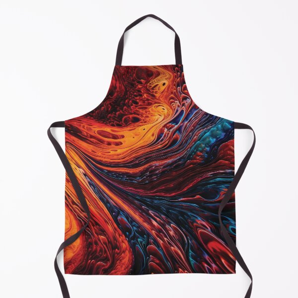 Item preview, Mesmerizing Microscopic Abstract with Rich Colors and Intricate Patterns #5 designed and sold by PopPopGfx.