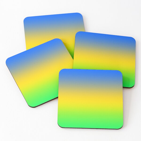 Item preview, Neon blue, yellow and green gradient, ombre.  designed and sold by marinaklykva.