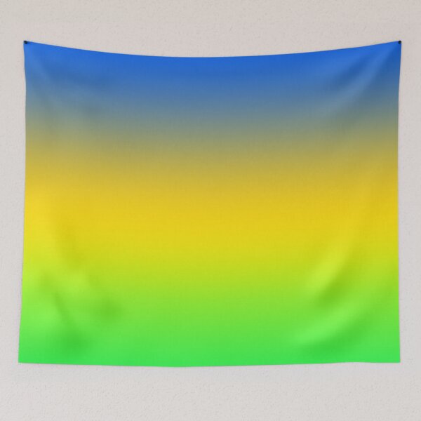 Item preview, Neon blue, yellow and green gradient, ombre.  designed and sold by marinaklykva.