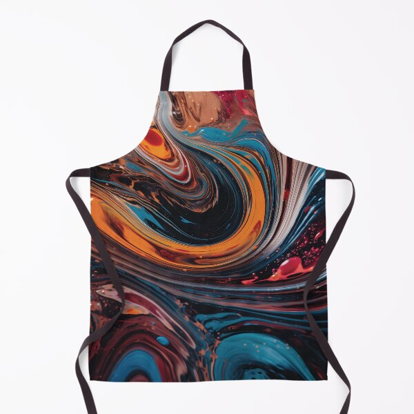 Item preview, Mesmerizing Microscopic Abstract with Rich Colors and Intricate Patterns #4 designed and sold by PopPopGfx.