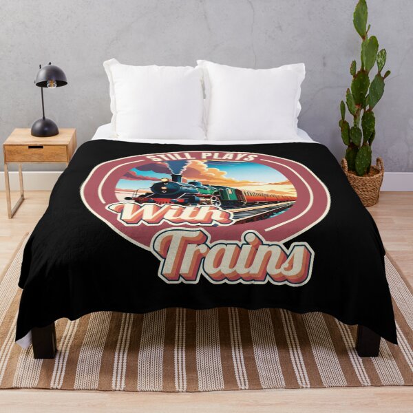 Item preview, Still Plays With Trains Model Railroad Locomotive Lover Quote Ver7 designed and sold by thecatcouch.