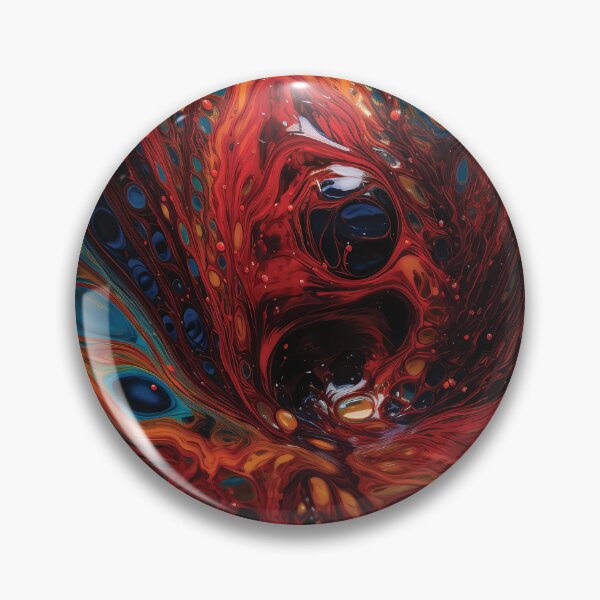 Item preview, Mesmerizing Microscopic Abstract with Rich Colors and Intricate Patterns #3 designed and sold by PopPopGfx.