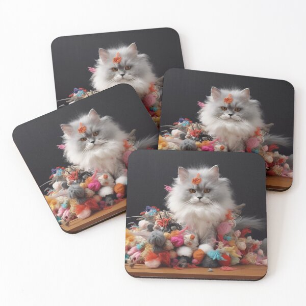 Item preview, Messy Cat - Surreal Cats Art designed and sold by DigitalArties.