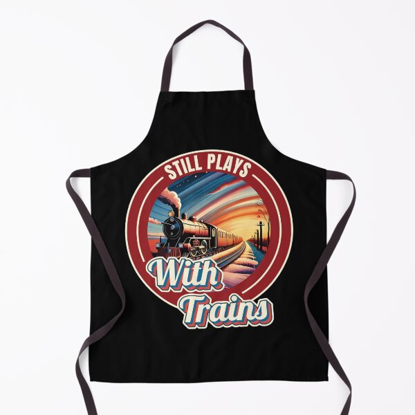 Item preview, Still Plays With Trains Model Railroad Locomotive Lover Quote Ver8 designed and sold by thecatcouch.