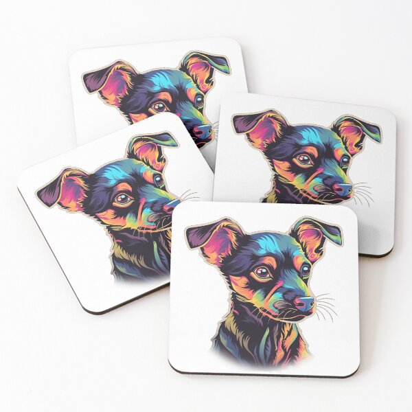 Item preview, colorful cute little dog puppy - Different logo size, position? Email me - designed and sold by Picture-Art.