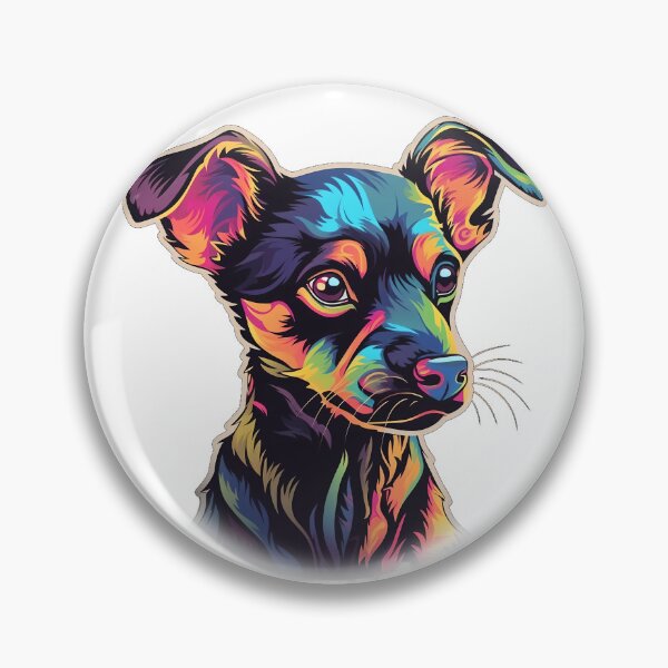 Artikelvorschau, colorful cute little dog puppy - Different logo size, position? Email me - entworfen und verkauft von Picture-Art.