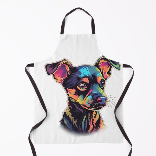 Artikelvorschau, colorful cute little dog puppy - Different logo size, position? Email me - entworfen und verkauft von Picture-Art.