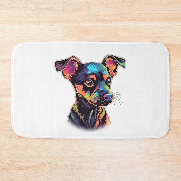 Item preview, colorful cute little dog puppy - Different logo size, position? Email me - designed and sold by Picture-Art.