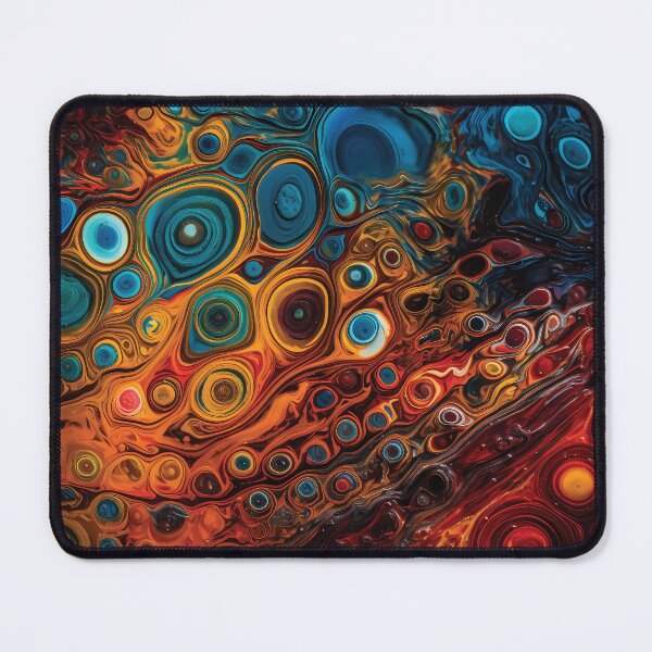 Item preview, Mesmerizing Microscopic Abstract with Rich Colors and Intricate Patterns #2 designed and sold by PopPopGfx.