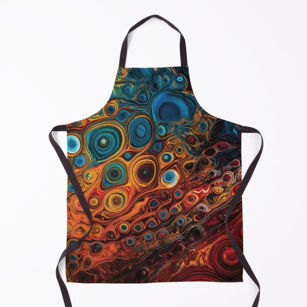 Item preview, Mesmerizing Microscopic Abstract with Rich Colors and Intricate Patterns #2 designed and sold by PopPopGfx.