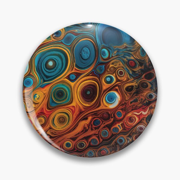 Item preview, Mesmerizing Microscopic Abstract with Rich Colors and Intricate Patterns #2 designed and sold by PopPopGfx.