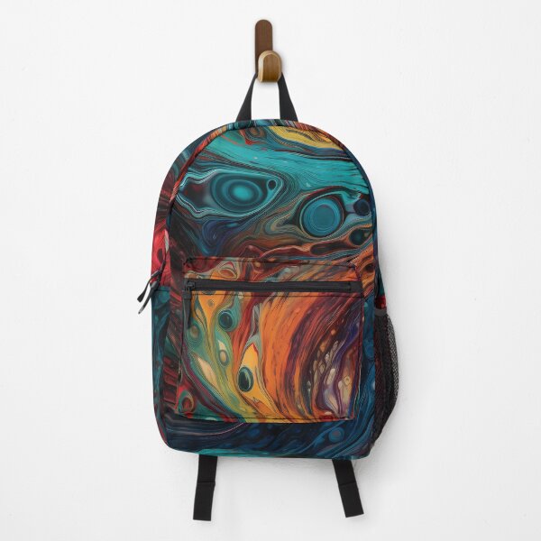 Item preview, Mesmerizing Microscopic Abstract with Rich Colors and Intricate Patterns #1 designed and sold by PopPopGfx.