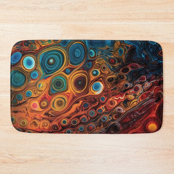 Item preview, Mesmerizing Microscopic Abstract with Rich Colors and Intricate Patterns #2 designed and sold by PopPopGfx.