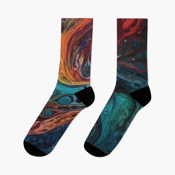 Item preview, Mesmerizing Microscopic Abstract with Rich Colors and Intricate Patterns #1 designed and sold by PopPopGfx.