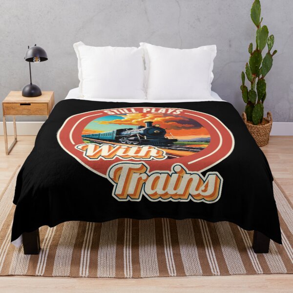 Item preview, Still Plays With Trains Model Railroad Locomotive Lover Quote Ver11 designed and sold by thecatcouch.