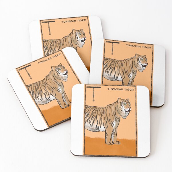 Item preview, T is for Turanian tiger | Turanian tiger | caspian tiger  designed and sold by DarbyHunterArt.
