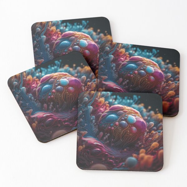 Item preview, Microscopic Beauty: Intricate and Vibrant Abstract World #8 designed and sold by PopPopGfx.
